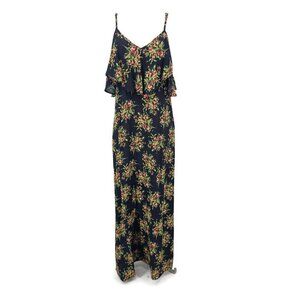 New Flynn Skye Dreamy Maxi Dress Womens M Night Desire Floral Rayon